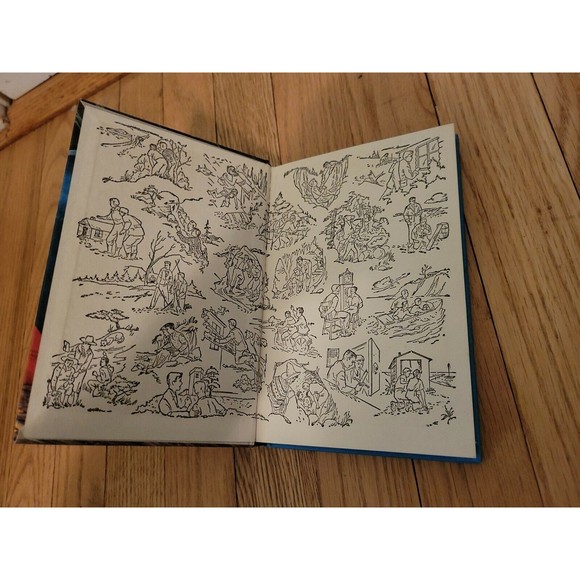 Hardy Boys #3 The Secret of the Old Mill 1962 Vtg blue spine - Picture 7 of 11